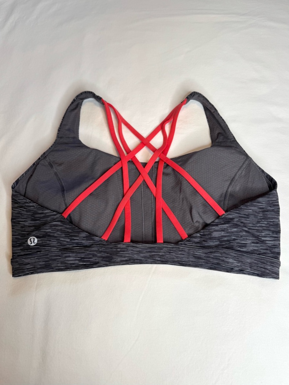 Lululemon Free To Be Serene Bra Size 14 Strappy Back Pink Punch C/D Cup - Picture 9 of 15